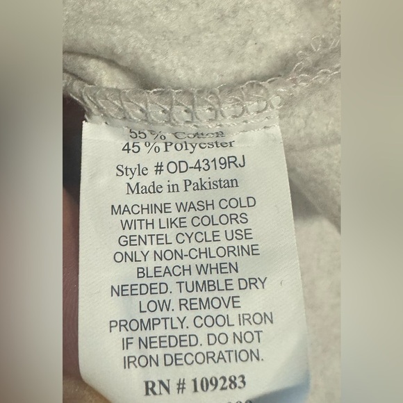 RON JON SURF SHOP NWT Fort Myers Red Pink Gray Hoodie Logo Tassel NEW XL Beach - Picture 9 of 10